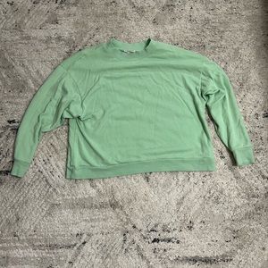 Mint green crew neck